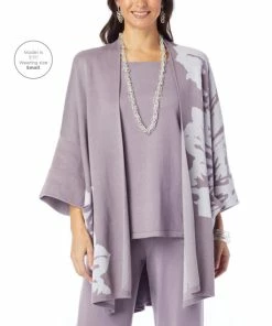 Brand new 🛒 MarlaWynne Jacquard Knit Drama Topper Sea Mist Combo 👍 -Outlet MarlaWynne Sales unnamed file 1805