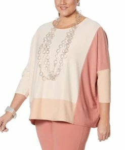 Coupon ⌛ MarlaWynne WynneLayers Luxe Crepe Easy Fit Top Cloud 😀 -Outlet MarlaWynne Sales unnamed file 1818
