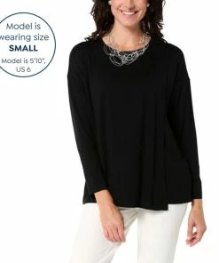 Top 10 🥰 MarlaWynne WynneLayers Crewneck Jersey Knit Tee With Overlap Detail Creme Fraiche ⭐ -Outlet MarlaWynne Sales unnamed file 182