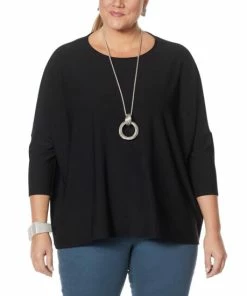 Coupon ⌛ MarlaWynne WynneLayers Luxe Crepe Easy Fit Top Cloud 😀 -Outlet MarlaWynne Sales unnamed file 1820