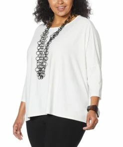 Coupon ⌛ MarlaWynne WynneLayers Luxe Crepe Easy Fit Top Cloud 😀 -Outlet MarlaWynne Sales unnamed file 1821