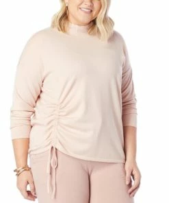 Top 10 👍 MarlaWynne WynneLayers SoftKNIT Funnel Neck Sweater With Drawstring Ecru ⭐ -Outlet MarlaWynne Sales unnamed file 1837