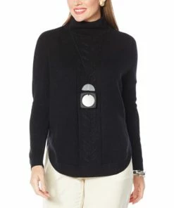 Cheap 🤩 MarlaWynne WynneLayers SoftKNIT Mock-Neck Poncho Sweater Twilight Blue 😉 -Outlet MarlaWynne Sales unnamed file 1868