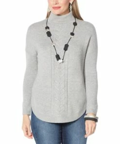 Cheap 🤩 MarlaWynne WynneLayers SoftKNIT Mock-Neck Poncho Sweater Twilight Blue 😉 -Outlet MarlaWynne Sales unnamed file 1870