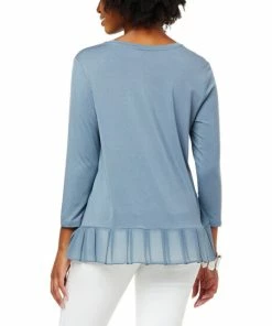 Buy 😉 MarlaWynne WynneLayers Mixed Media Top Black 😀 -Outlet MarlaWynne Sales unnamed file 1880