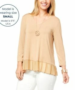 Buy 😉 MarlaWynne WynneLayers Mixed Media Top Black 😀 -Outlet MarlaWynne Sales unnamed file 1881