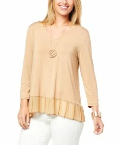 Buy 😉 MarlaWynne WynneLayers Mixed Media Top Black 😀 -Outlet MarlaWynne Sales unnamed file 1885