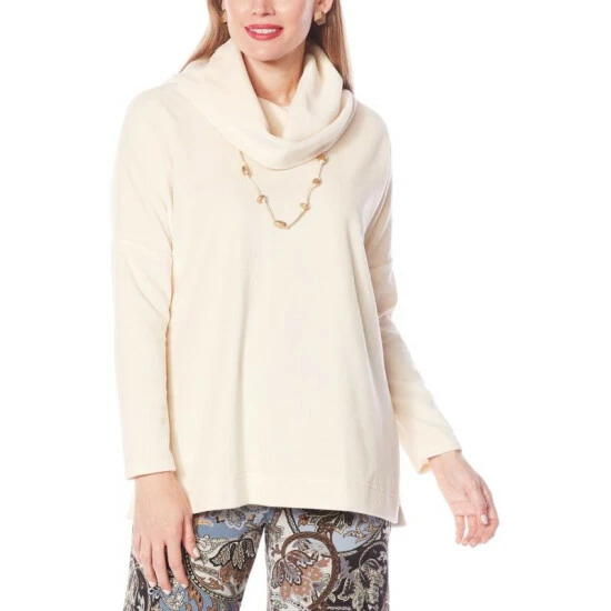 Top 10 โค๏ธ MarlaWynne WynneLayers Velour Knit Cowl-Neck Top Light Heather Gray ๐ 7 Top 10 โค๏ธ MarlaWynne WynneLayers Velour Knit Cowl-Neck Top Light Heather Gray ๐ - Image 5