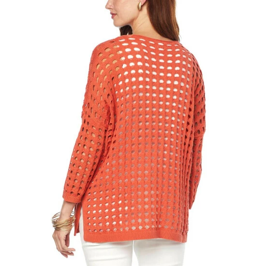 Cheapest ๐ MarlaWynne WynneLayers Open Stitch Cotton Knit Top Indigo โ๏ธ 7 Cheapest ๐ MarlaWynne WynneLayers Open Stitch Cotton Knit Top Indigo โ๏ธ - Image 5