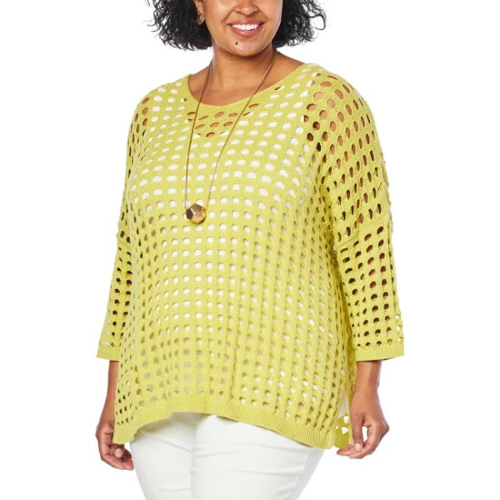 Cheapest ๐ MarlaWynne WynneLayers Open Stitch Cotton Knit Top Indigo โ๏ธ 11 Cheapest ๐ MarlaWynne WynneLayers Open Stitch Cotton Knit Top Indigo โ๏ธ - Image 9