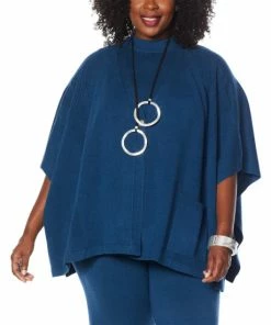 Coupon 🎉 MarlaWynne Sweater Knit Poncho Cardigan Oyster ✔️ -Outlet MarlaWynne Sales unnamed file 1948