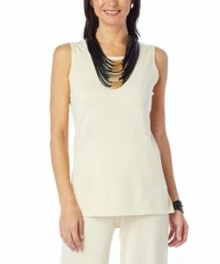 Brand new 😉 MarlaWynne Square-Neck Sweater Knit Tank Ecru ❤️ -Outlet MarlaWynne Sales unnamed file 1969