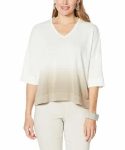 Promo 😉 MarlaWynne Dip Dye Boxy Knit Pullover Stone Blue 🧨 -Outlet MarlaWynne Sales unnamed file 1979