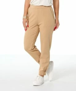 Cheap 😉 MarlaWynne WynneLayers Double Knit Jogger With Gathered Cuff Black 🌟 -Outlet MarlaWynne Sales unnamed file 198