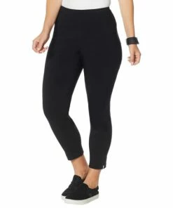 Top 10 😉 MarlaWynne FLATTERfit Melange Stretch Twill Capri Pant Cloud 🔔 -Outlet MarlaWynne Sales unnamed file 1984