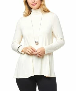 Best deal 🌟 MarlaWynne WynneLayers Turtleneck Butterfly Tee Russet ⌛