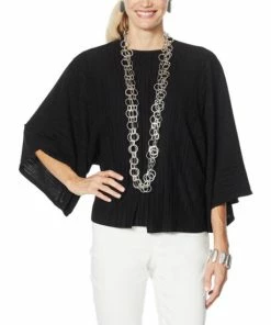 Hot Sale 🎉 MarlaWynne Plisse Knit Kimono Topper Sage 🎁 -Outlet MarlaWynne Sales unnamed file 1996