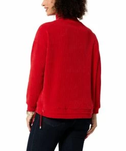 Wholesale ⭐ MarlaWynne WynneLayers Plush Ottoman Knit Mock-Neck Top With Drawstring Inky Blue ⌛ -Outlet MarlaWynne Sales unnamed file 2