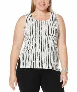 Promo ✨ MarlaWynne Brushstroke Print Sweater Knit Tank Sea Blue Combo 🎁 -Outlet MarlaWynne Sales unnamed file 2001