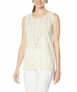 Promo ✨ MarlaWynne Brushstroke Print Sweater Knit Tank Sea Blue Combo 🎁 -Outlet MarlaWynne Sales unnamed file 2002