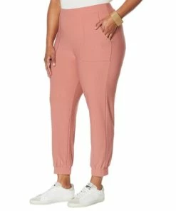 Cheap ❤️ MarlaWynne WynneLayers Luxe Crepe Pull-On Jogger Pant Canyon Rose 🔔 -Outlet MarlaWynne Sales unnamed file 2032