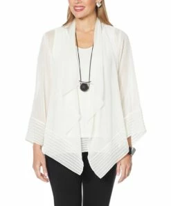 New 💯 MarlaWynne WynneLayers Yoryu Pleat Detail Cardigan Cloud 🔔 -Outlet MarlaWynne Sales unnamed file 2040