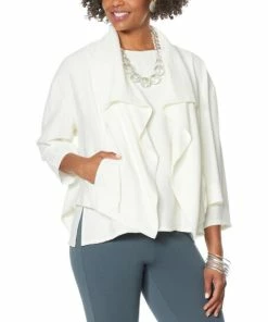 Cheapest 🎁 MarlaWynne WynneLayers Sedona Jacket With Drawstring Collar Geranium ✨ -Outlet MarlaWynne Sales unnamed file 2045