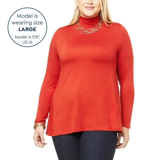 Best deal ๐ MarlaWynne WynneLayers Turtleneck Butterfly Tee Russet โ 9 Best deal ๐ MarlaWynne WynneLayers Turtleneck Butterfly Tee Russet โ - Image 7