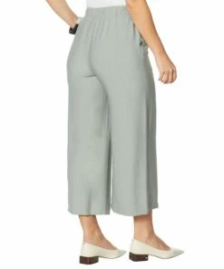 Best Pirce ⌛ MarlaWynne WynneLayers Sedona Pull-On Crop Pant With Pockets Sage 😀 -Outlet MarlaWynne Sales unnamed file 2050