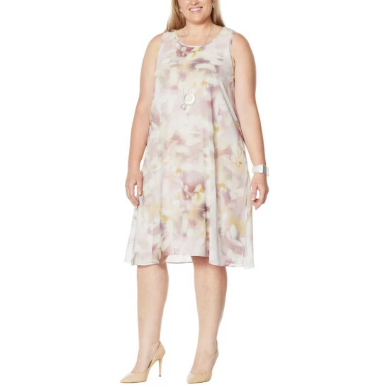 Cheap โ MarlaWynne WynneLayers Chiffon Overlay Tank ๐ Dress Sage Stripe โญ 4 Cheap โ MarlaWynne WynneLayers Chiffon Overlay Tank ๐ Dress Sage Stripe โญ - Image 2