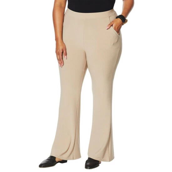 New ๐งจ MarlaWynne WynneLayers Luxe Crepe Wide-Leg Pant With Pockets Fern ๐ 4 New ๐งจ MarlaWynne WynneLayers Luxe Crepe Wide-Leg Pant With Pockets Fern ๐ - Image 2