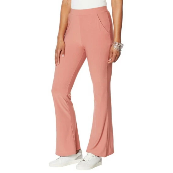 New ๐งจ MarlaWynne WynneLayers Luxe Crepe Wide-Leg Pant With Pockets Fern ๐ 5 New ๐งจ MarlaWynne WynneLayers Luxe Crepe Wide-Leg Pant With Pockets Fern ๐ - Image 3