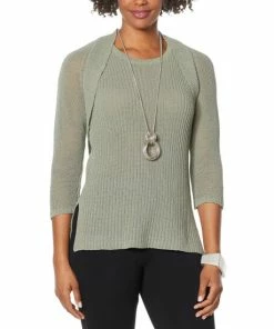 Top 10 🔥 MarlaWynne WynneLayers "Sleeves Please" Knit Shrug Sage 😉