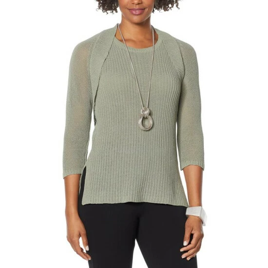 Top 10 ๐ฅ MarlaWynne WynneLayers "Sleeves Please" Knit Shrug Sage ๐ 15 Top 10 ๐ฅ MarlaWynne WynneLayers "Sleeves Please" Knit Shrug Sage ๐ - Image 13