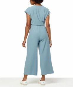 Deals 👍 MarlaWynne WynneLayers Luxe Crepe Jumpsuit Dark Camel 🎉 -Outlet MarlaWynne Sales unnamed file 2206