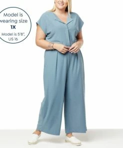 Deals 👍 MarlaWynne WynneLayers Luxe Crepe Jumpsuit Dark Camel 🎉 -Outlet MarlaWynne Sales unnamed file 2209