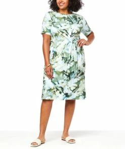 Budget ❤️ MarlaWynne WynneLayers Printed Matte Jersey 👗 Dress Dusk Print 👍 -Outlet MarlaWynne Sales unnamed file 2225