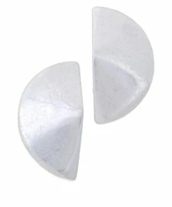 Cheap 🤩 MarlaWynne Half-Moon Resin Stud Earrings Cream 🤩