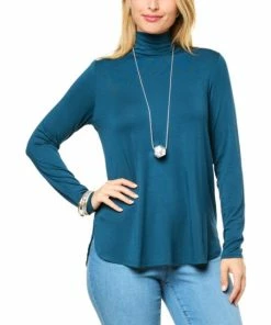 Cheapest ๐ MarlaWynne WynneLayers Jersey Knit Curved Hem Turtleneck Top Celadon โ 23 Cheapest ๐ MarlaWynne WynneLayers Jersey Knit Curved Hem Turtleneck Top Celadon โ -Outlet MarlaWynne Sales unnamed file 223
