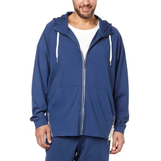 Budget ๐ฅฐ MarlaWynne WynneMen Elevated Zip-Up Hooded Jacket Indigo โจ 5 Budget ๐ฅฐ MarlaWynne WynneMen Elevated Zip-Up Hooded Jacket Indigo โจ - Image 4