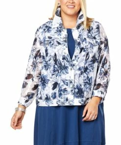 Cheapest ⌛ MarlaWynne WynneLayers Floral Burnout Jacket Sand Combo ✔️ -Outlet MarlaWynne Sales unnamed file 2250
