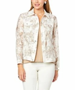 Cheapest ⌛ MarlaWynne WynneLayers Floral Burnout Jacket Sand Combo ✔️ -Outlet MarlaWynne Sales unnamed file 2253