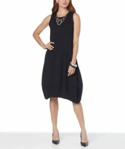 Cheapest 😉 MarlaWynne Sleeveless Lantern Hem Balloon 👗 Dress Indigo 🔥 -Outlet MarlaWynne Sales unnamed file 2270