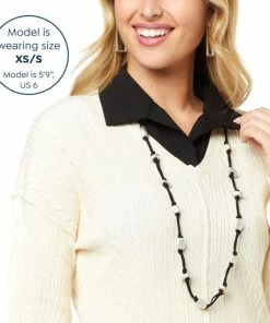 Wholesale 🛒 MarlaWynne WynneLayers Cotton Collar Dickie Black 🧨 -Outlet MarlaWynne Sales unnamed file 228