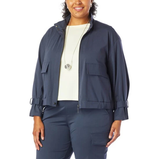 Best Sale ๐ MarlaWynne WynneLayers Polished Knit Jacket With Belted Cuff Inky Blue โ๏ธ 6 Best Sale ๐ MarlaWynne WynneLayers Polished Knit Jacket With Belted Cuff Inky Blue โ๏ธ - Image 4