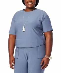 Best Sale ⌛ MarlaWynne WynneLayers Luxe Crepe Boxy Tee Sage ✨ -Outlet MarlaWynne Sales unnamed file 2322