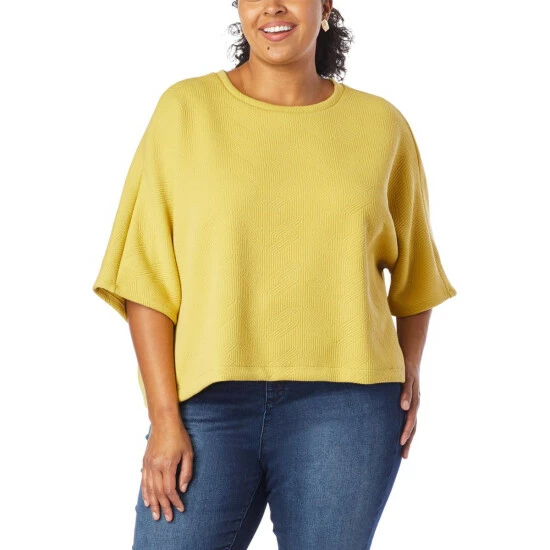 Best Sale ✔️ MarlaWynne WynneLayers Jacquard Knit Poncho Top Black 🛒 5 Best Sale ✔️ MarlaWynne WynneLayers Jacquard Knit Poncho Top Black 🛒 - Image 3