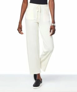 Cheap ✨ MarlaWynne WynneLayers Cotton-Blend Knit Cropped Pant Sky Blue 😉