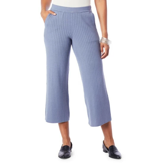 Budget ๐ MarlaWynne WynneLayers Cropped Wide Leg Rib Sweater Pant Ecru โ๏ธ 3 Budget ๐ MarlaWynne WynneLayers Cropped Wide Leg Rib Sweater Pant Ecru โ๏ธ