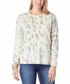 Coupon 💯 MarlaWynne WynneLayers Brushstroke Animal Print Box Sweater Sage/ecru ⭐ -Outlet MarlaWynne Sales unnamed file 2372